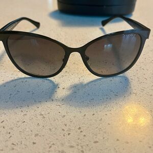 Ralph by Ralph Lauren Black Polarized Sunglasses